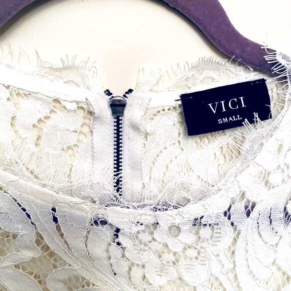 VICI White Lace Dress - Picture 2 of 3